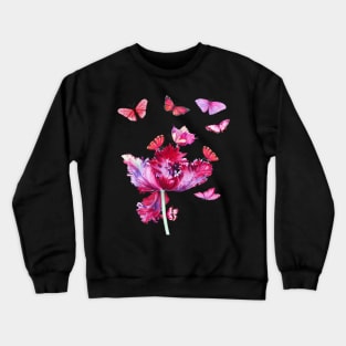 Colorful Beautiful Butterfly Costume Gift Crewneck Sweatshirt